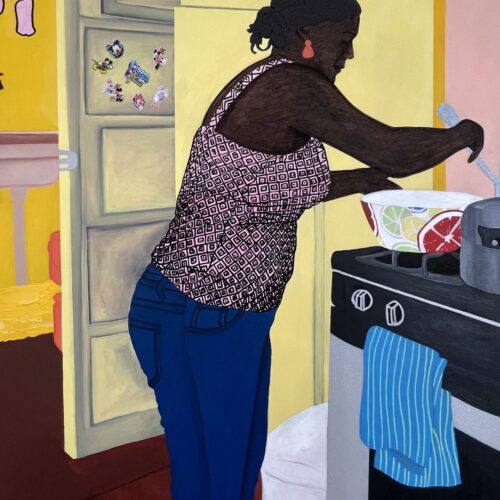 Tiffany Alfonseca Pays Homage in Painting