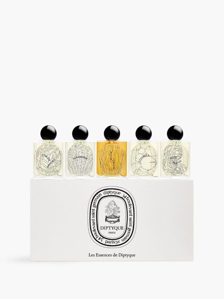 Diptyque Paris set of 5 eaux de parfum les essences - unique gift ideas