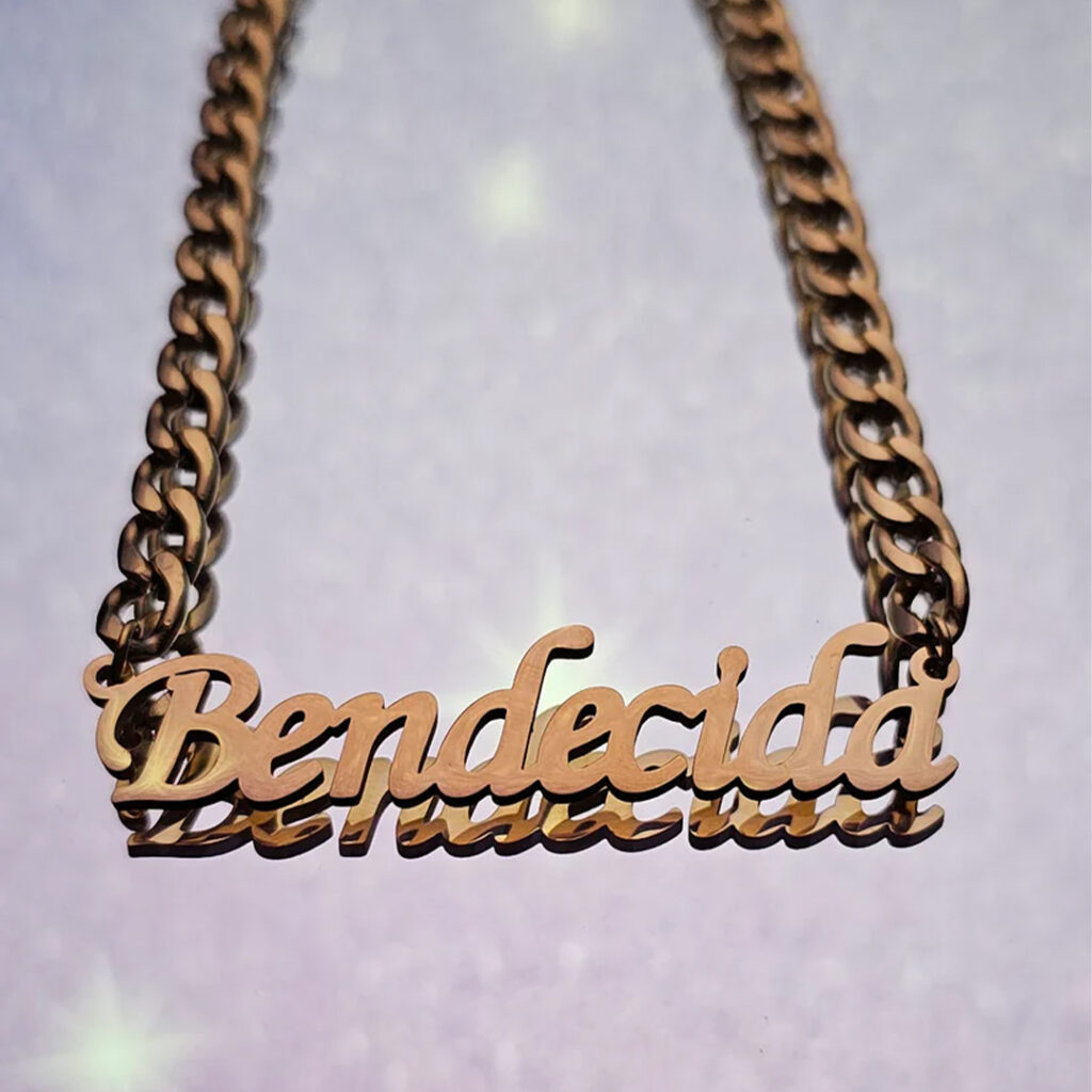 Cassava & Cane Bendecida Affirmation Necklace