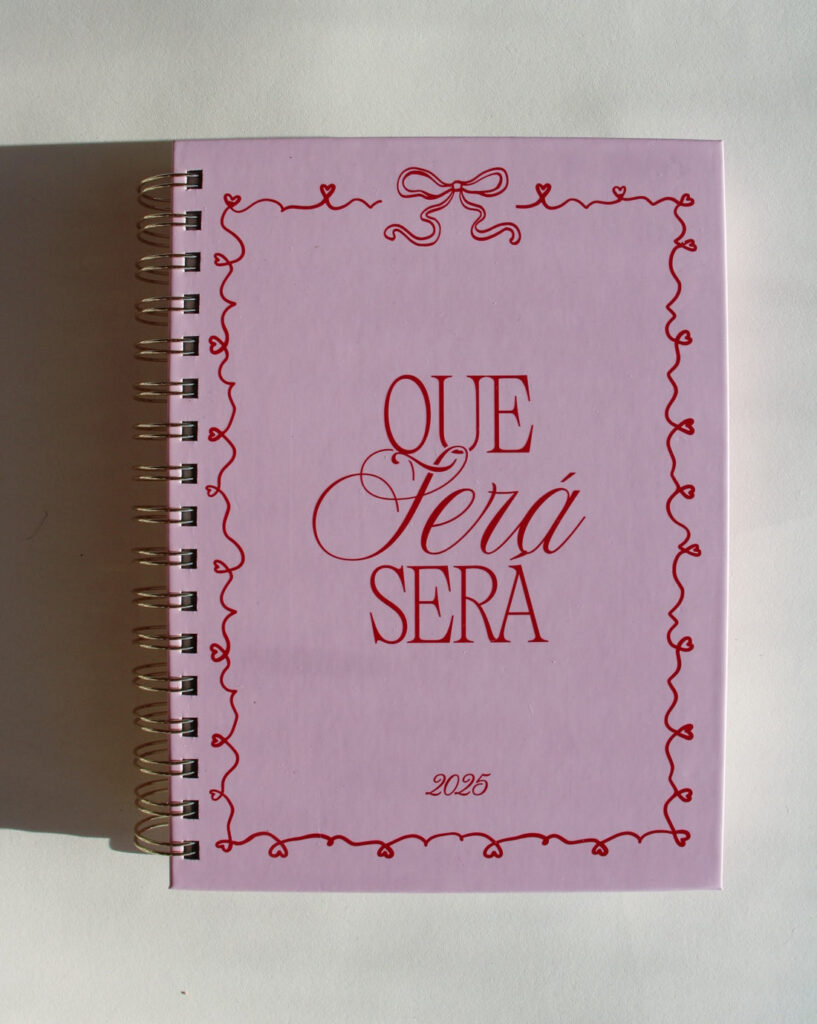 Que Sera Sera journal and planner