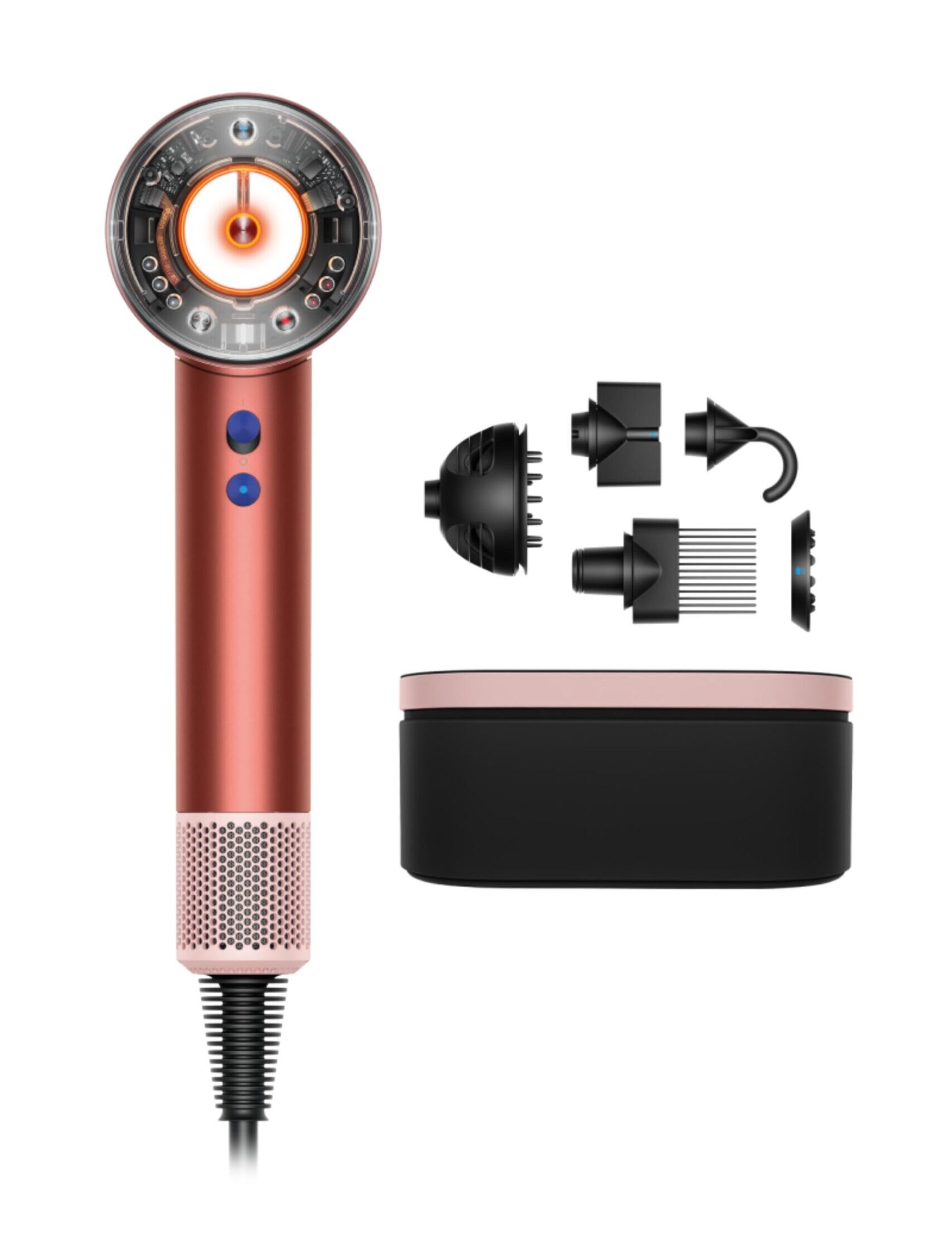 Dyson Supersonic Nural Strawberry Bronze Blush Pink Hair Dryer